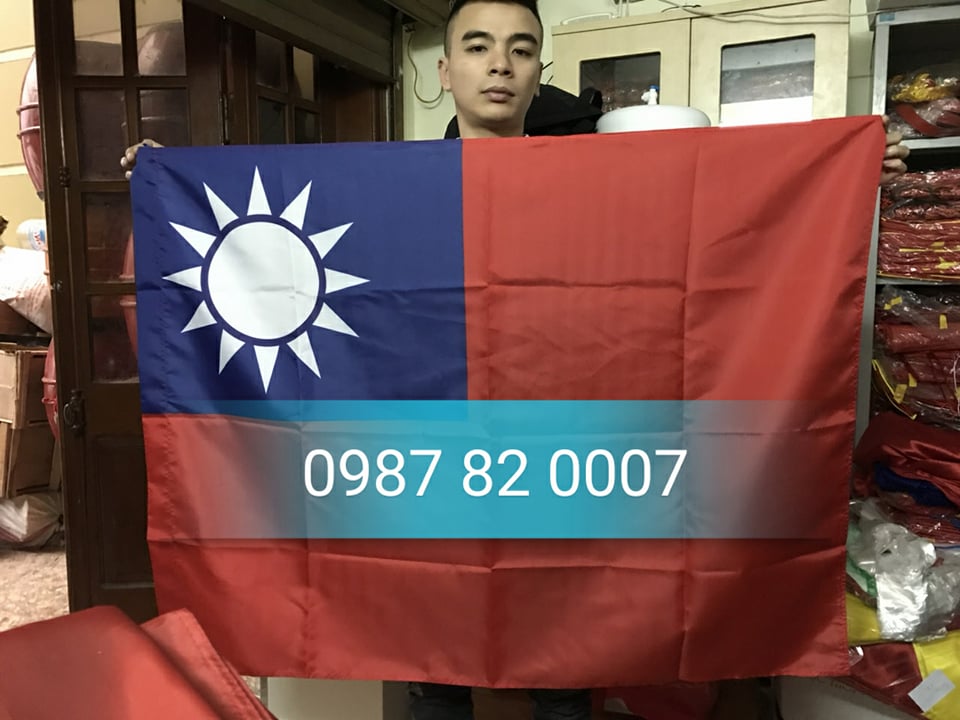 Xưởng may cờ các nước - Cờ Đài Loan