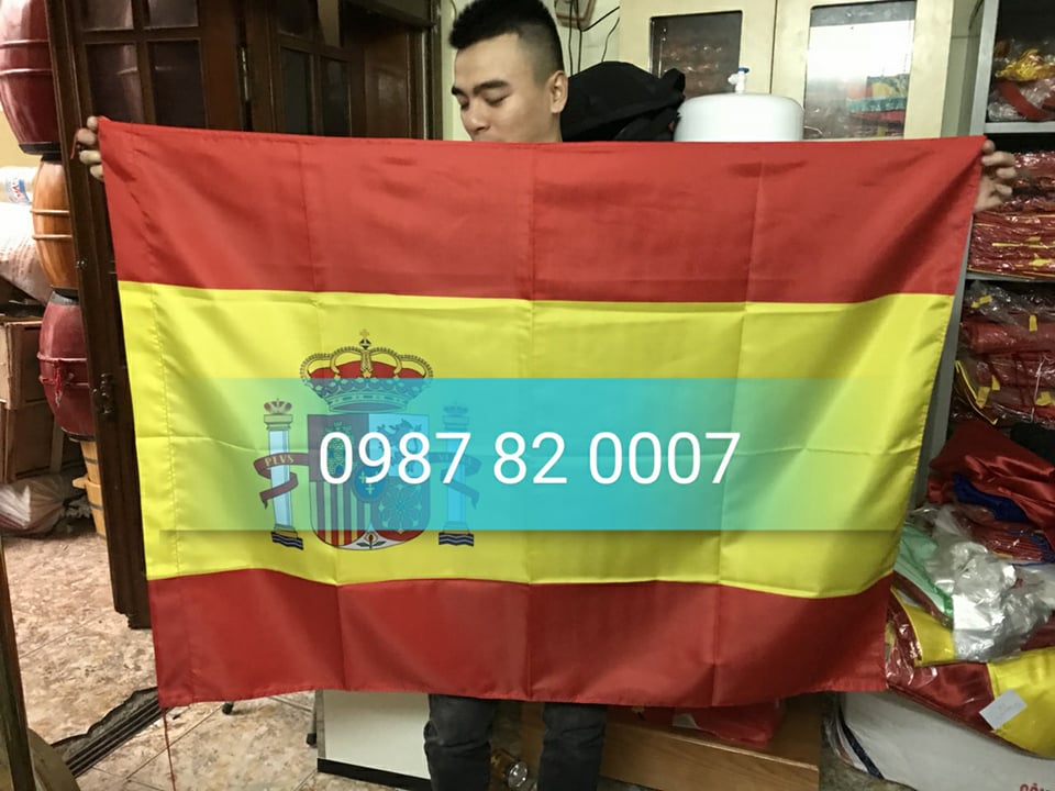 Xưởng may cờ các nước - Cờ Tây Ban Nha