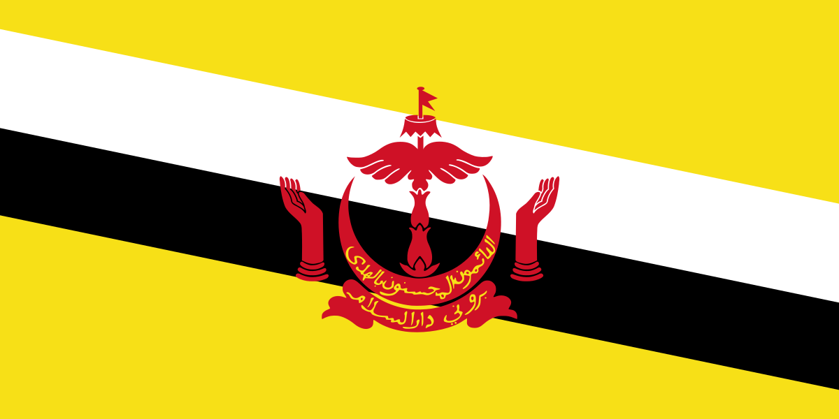 Những điều thú vị về các nước ASEAN - Cờ Brunei