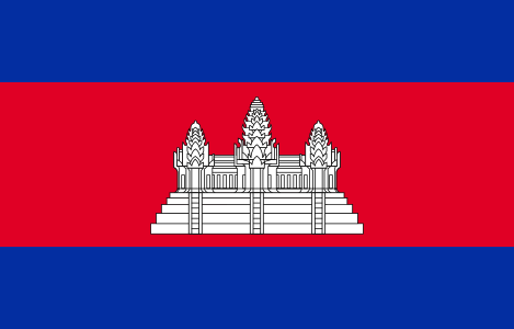 Những điều thú vị về các nước ASEAN - Cờ Campuchia