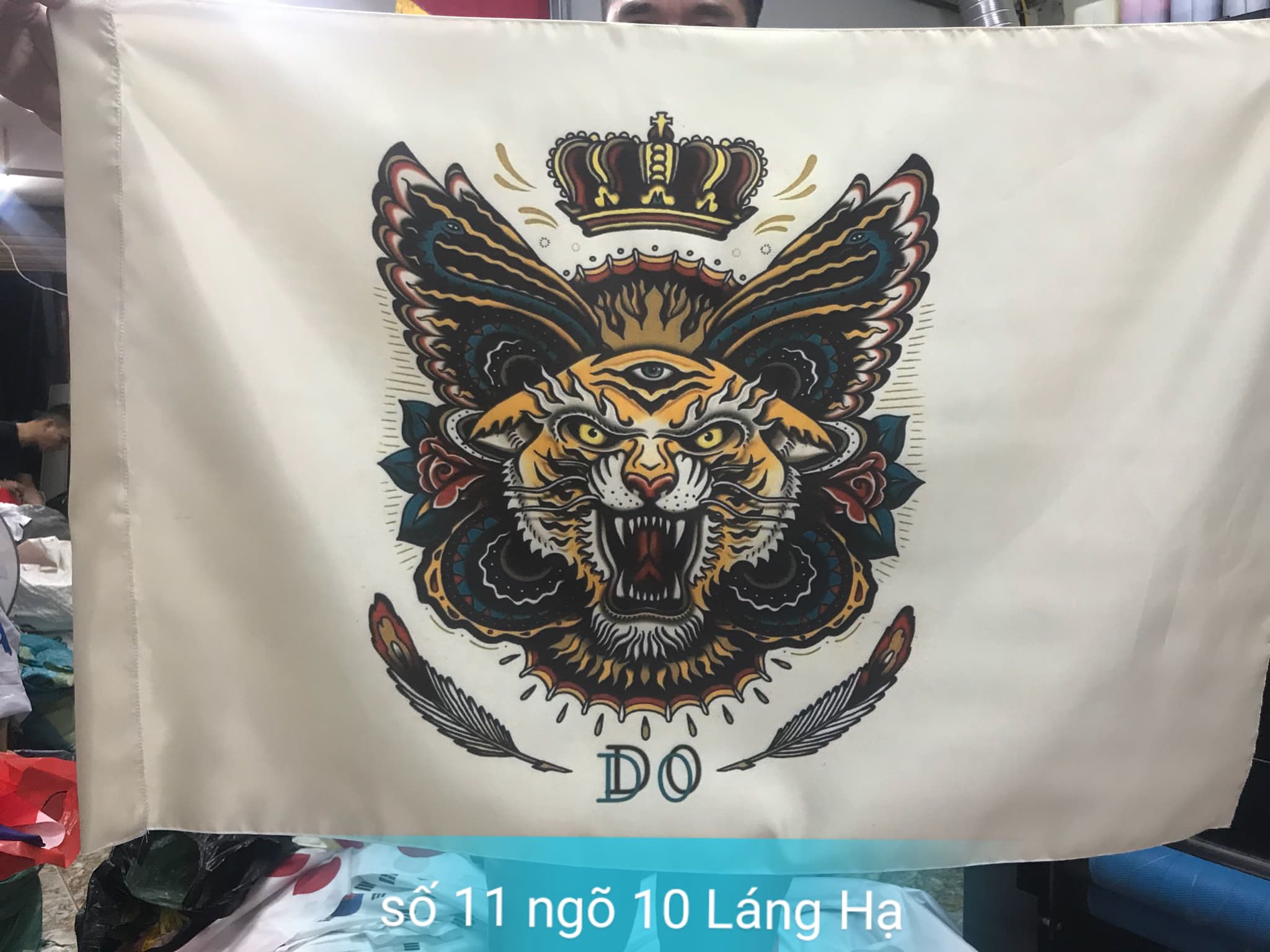 In cờ theo yêu cầu tại Hà Nội - in logo
