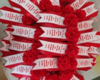 Hoa cài áo đại biểu