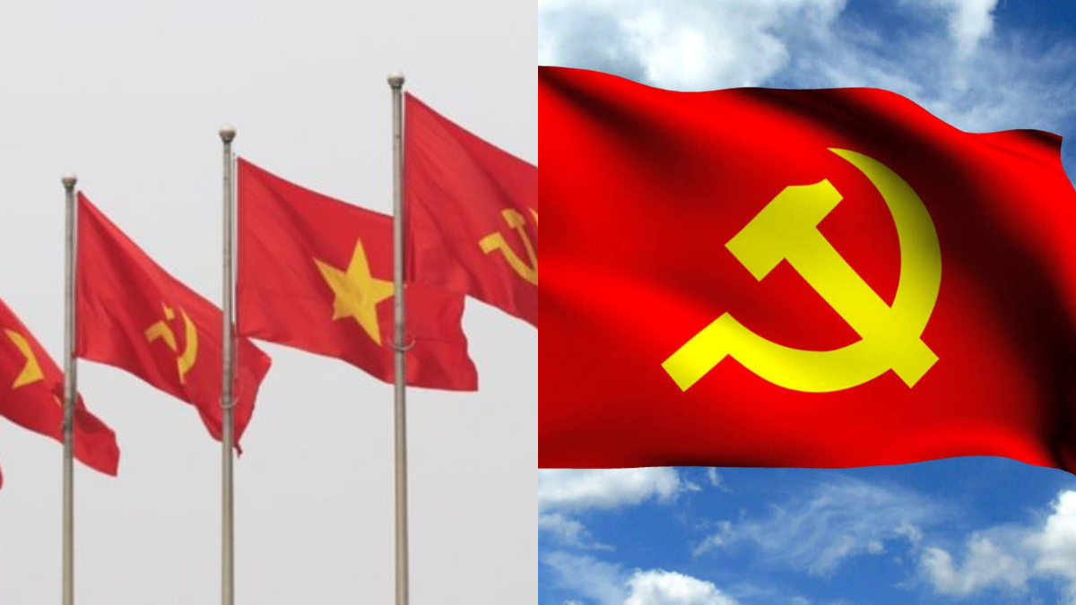 Cờ Đảng treo cơ quan