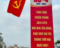 Cờ Đảng treo ngày 30/4