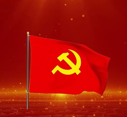 Cờ Đảng treo ngày sinh hoạt Chi Bộ