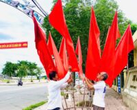 Cờ Hồng Kỳ Dùng Trong Đại Hội – Đặt May Sớm, Đúng Chuẩn, Giá Tận Xưởng Mùa Đại Hội