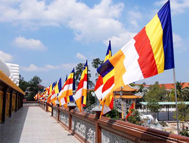 Mua Cờ Phật Giáo Online – Xưởng May Cờ Hoàng Gia Uy Tín, Giao Nhanh Toàn Quốc