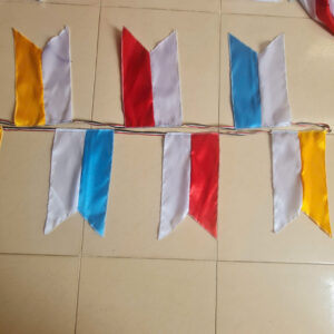 Dây cờ đuôi nheo trang trí bền đẹp – Sản xuất trực tiếp tại xưởng may cờ Hoàng Gia