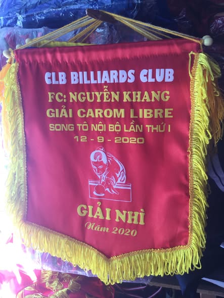 Cờ Lưu Niệm Giao Lưu Bóng Bàn – Xưởng May Cờ Hoàng Gia 