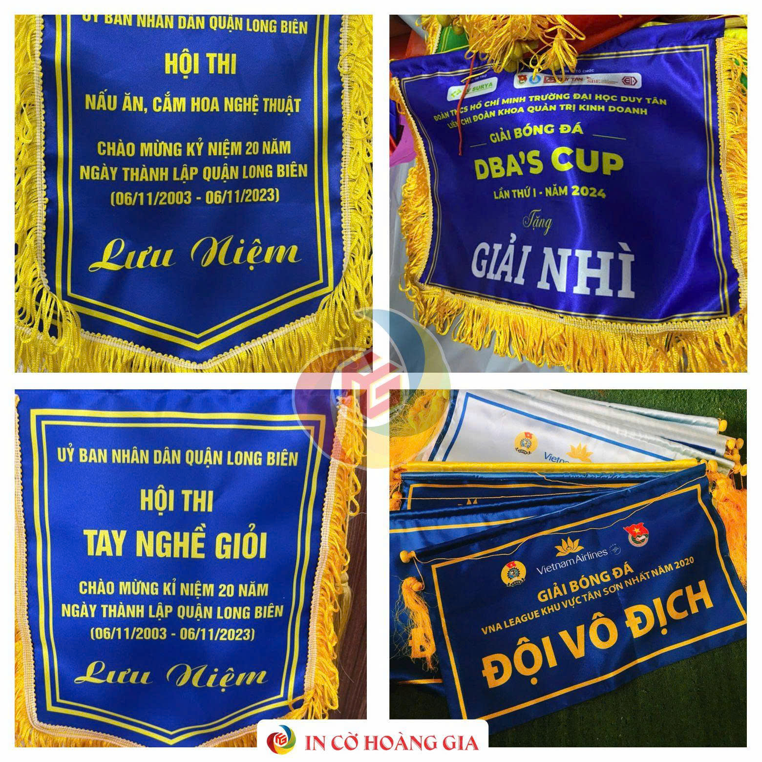 Cờ Lưu Niệm Giải Thể Thao – Xưởng May Cờ Hoàng Gia Uy Tín, Chuyên Nghiệp