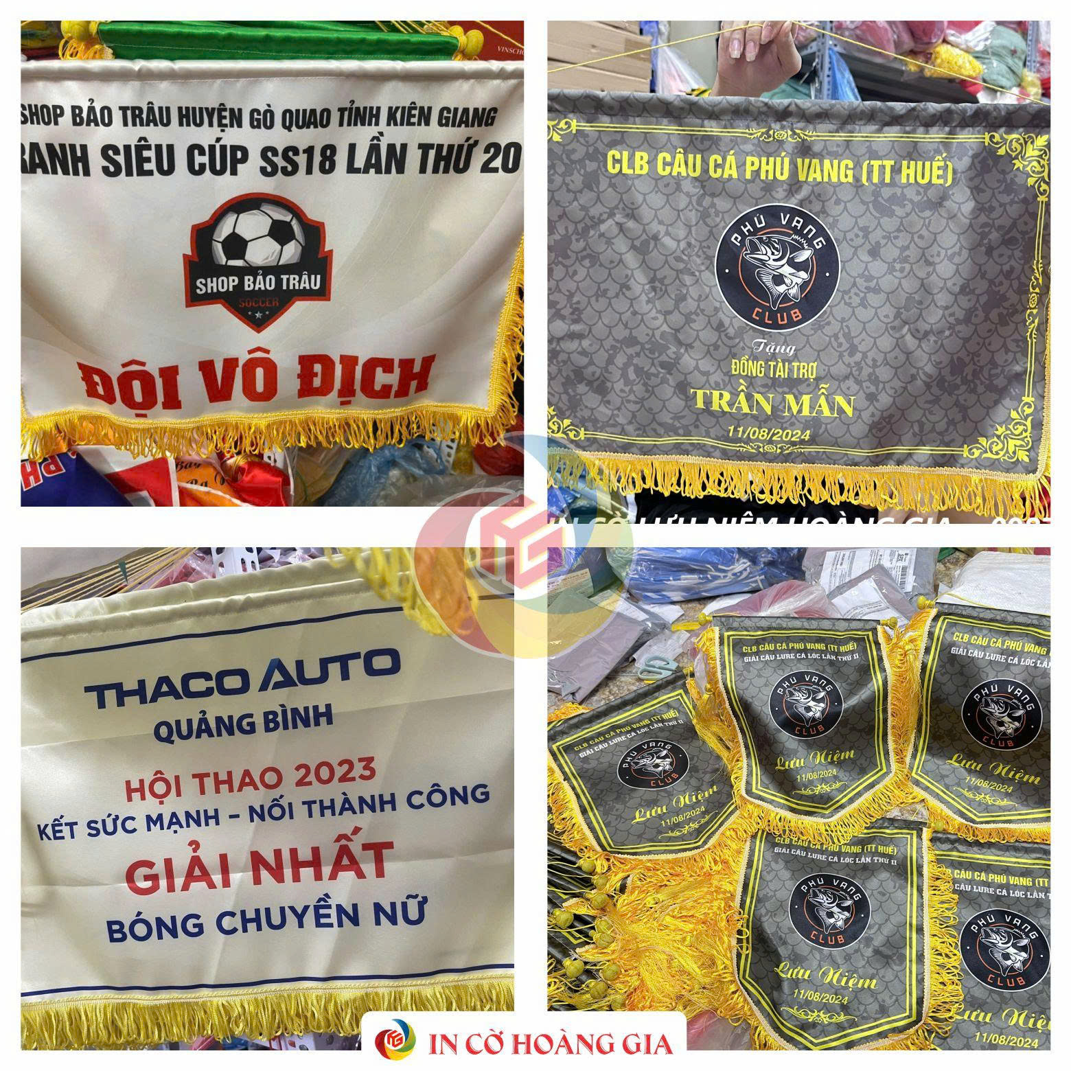 Cờ Lưu Niệm Hội Thao – Xưởng May Cờ Hoàng Gia Sản Xuất Theo Yêu Cầu